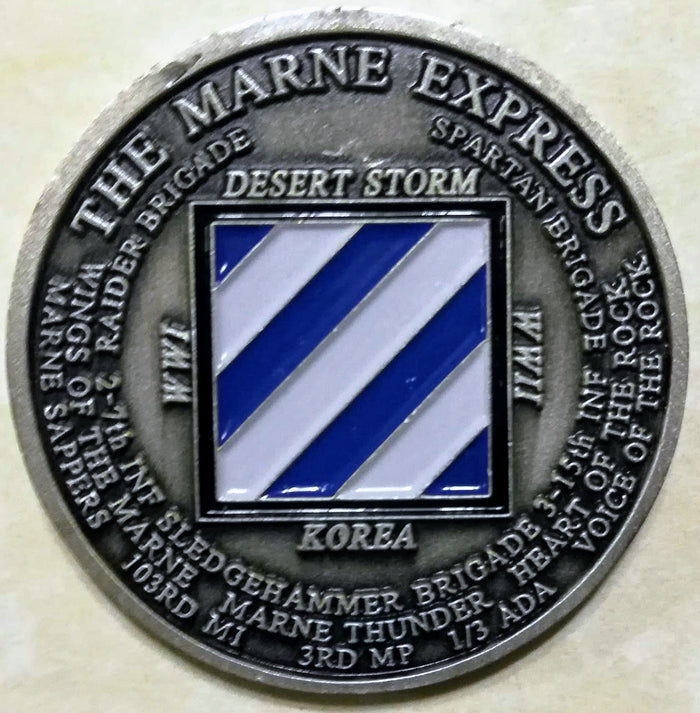 3rd Infantry Division Mechanized Ft. Steward Army Challenge Coin