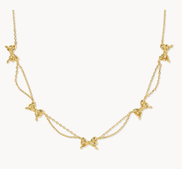 Bow Strand Necklace Gold Necklace Kendra Scott