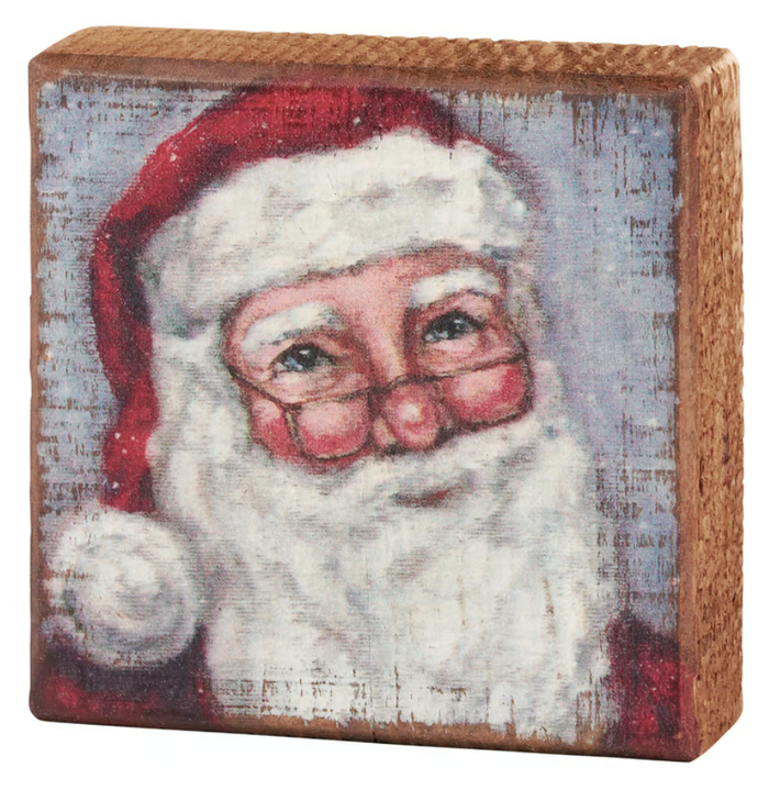 Box Sign Merry Santa