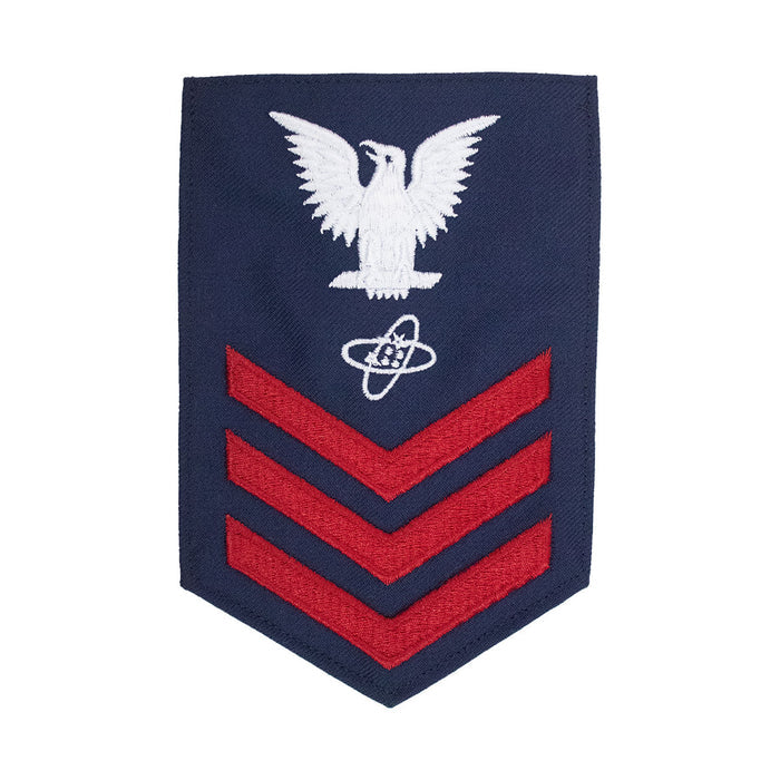 Coast Guard E6 Rating Badge: ELECTRONIC TECHNICIAN - Blue