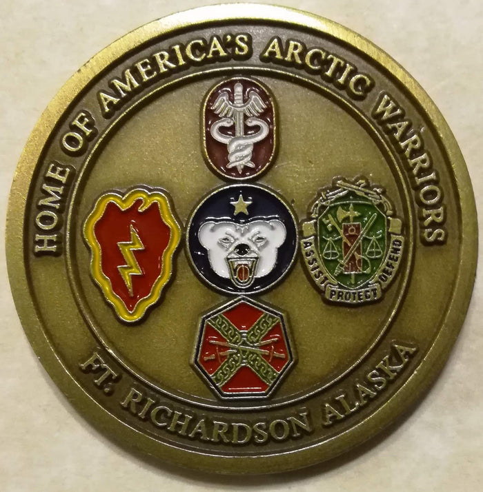 Fort Richardson Alaska Army Challenge Coin