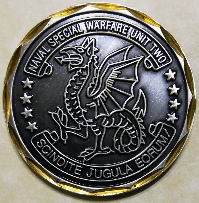 Naval Special Warfare Unit Two/2 Navy SEALs Challenge Coin