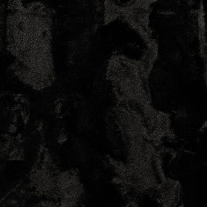 Shannon Fabrics Inc - Black Luxe Cuddle Hide Caviar - LCHIDECAVIAR - Sold by the Yard
