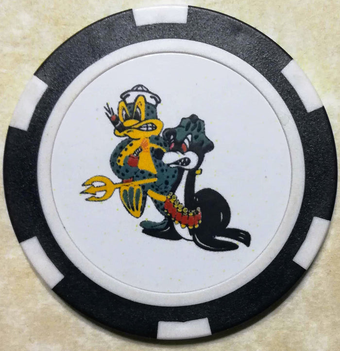 US Navy UDT/SEALs Poker Chip Navy Challenge Coin