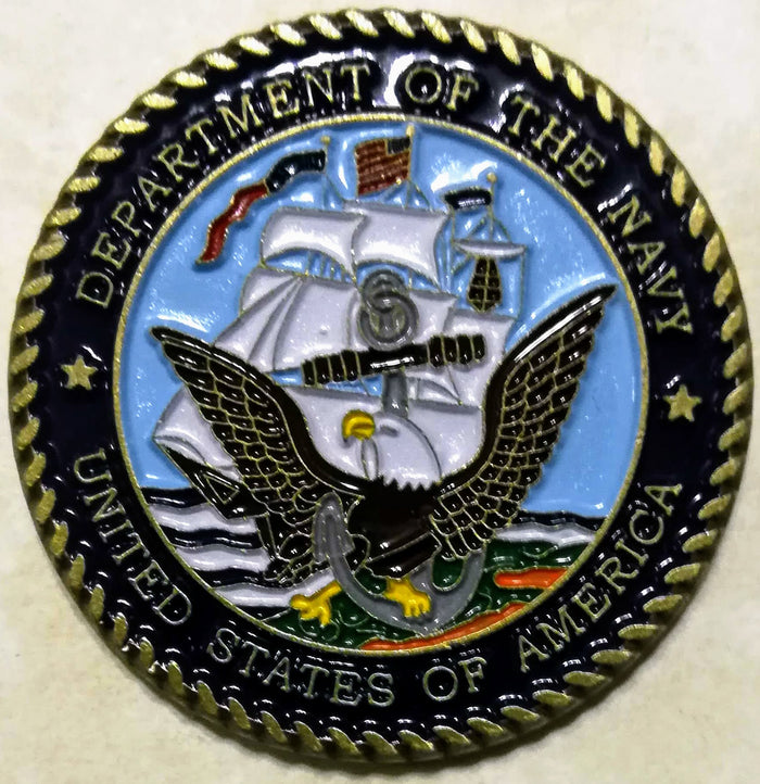 USS Eisenhower CV-69 Aircraft Carrier Navy Challenge Coin