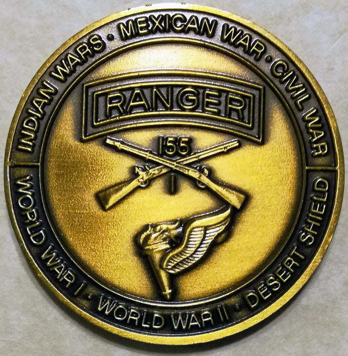 155th Infantry 1st Battalion Ranger/Pathfinder Army Challenge Coin