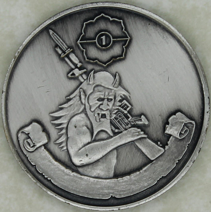 3rd Battalion 60th Infantry Go-Devils serial# 765 Army Challenge Coin