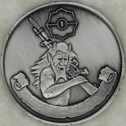 3rd Battalion 60th Infantry Go-Devils serial# 765 Army Challenge Coin