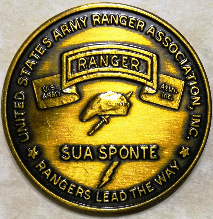 Army Ranger Association SUA Sponte Army Challenge Coin