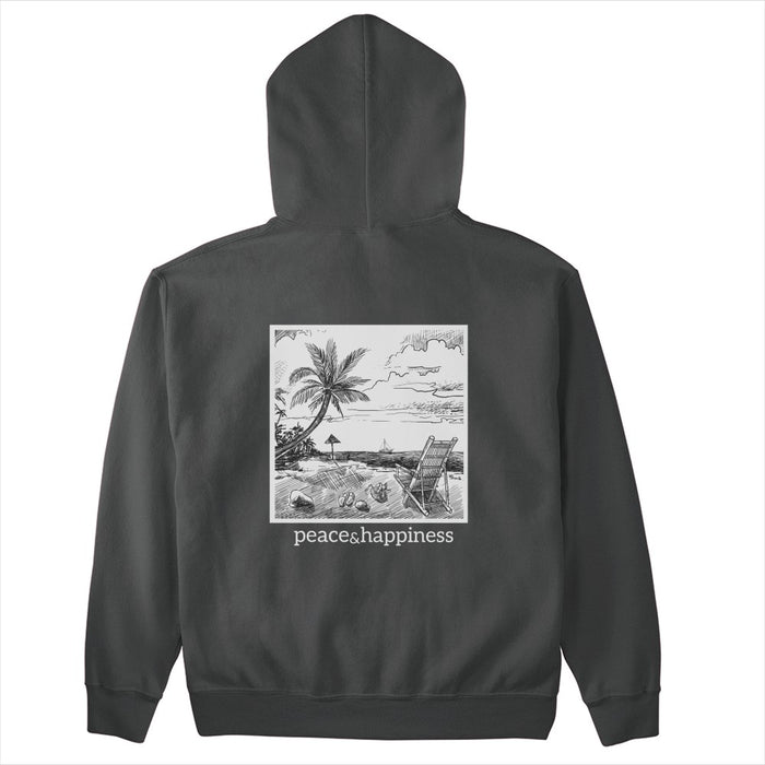 black beach sketch jacket amazing design M