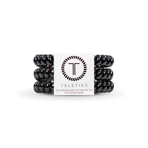 Black Small Teletie
