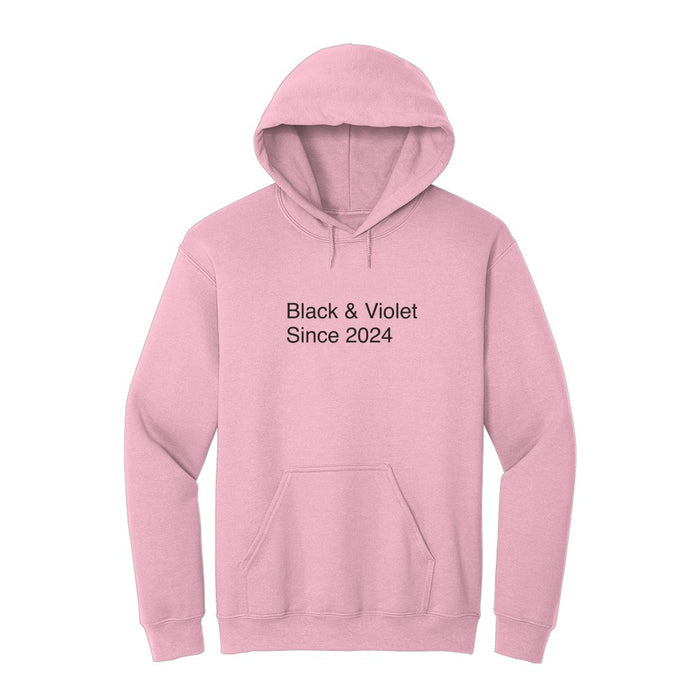 Black & Violet Text Sweatshirt