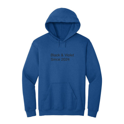 Black & Violet Text Sweatshirt