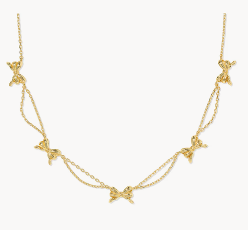 Bow Strand Necklace Gold Necklace Kendra Scott
