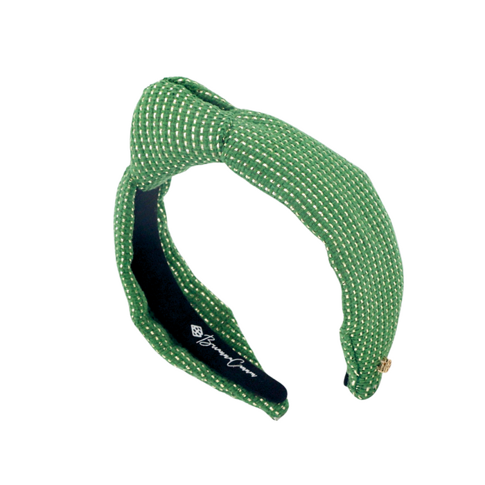 Brianna Cannon, Youth Green Tweed & Gold Headband
