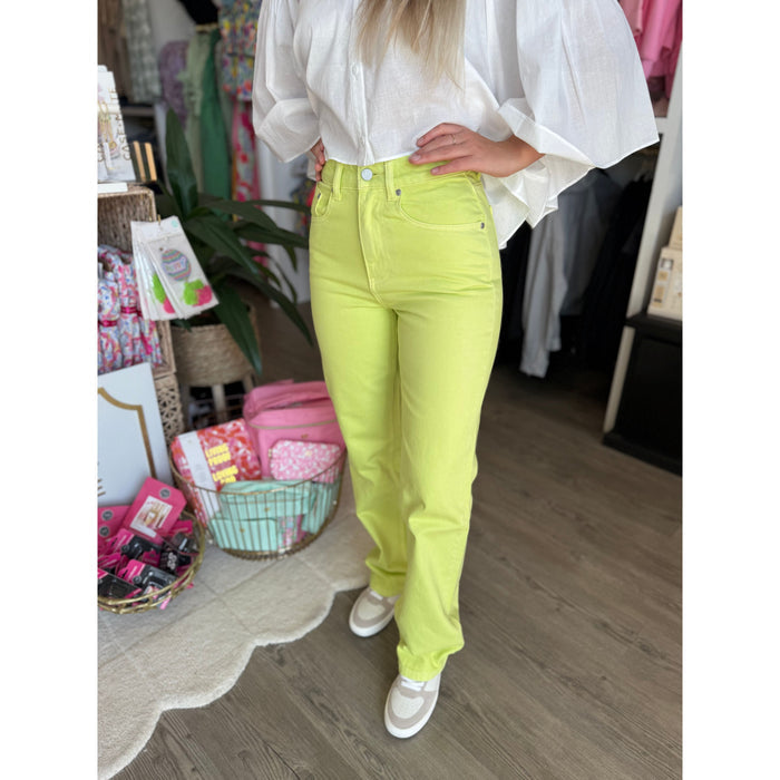 Chelsey Pant (lime)