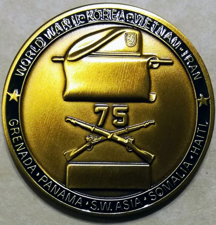 Commander 75th Ranger Regiment Haiti Army Challenge Coin