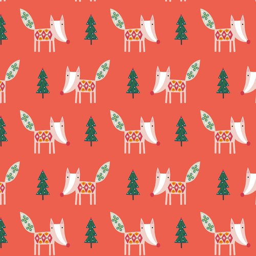 Dashwood Studio, Winter Folk - Red