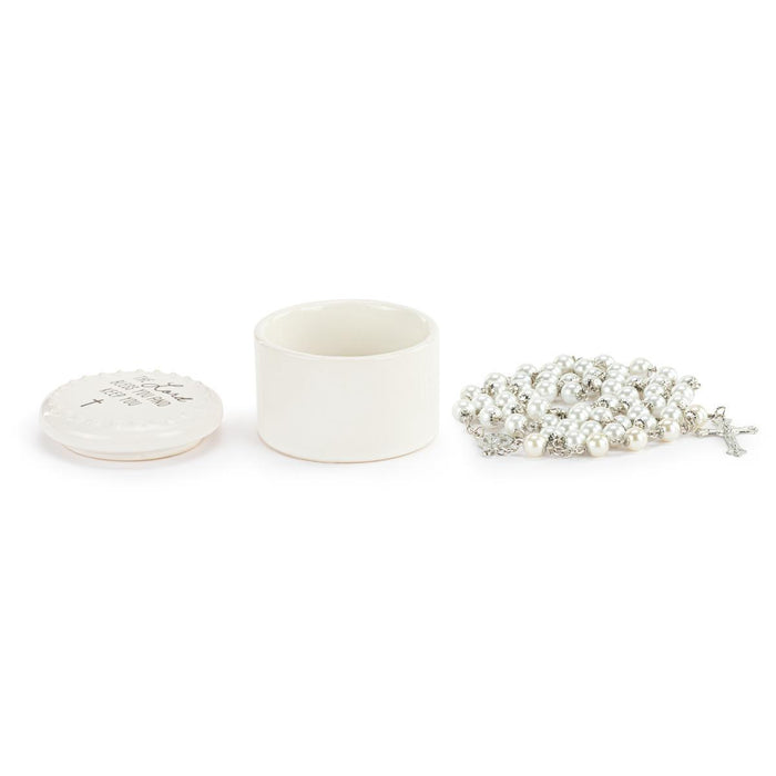 Demdaco - Trinket Box & Rosary - 18in - Findlay Rowe Designs