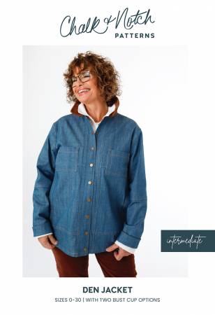 Den Printed Pattern  -- Chalk & Notch