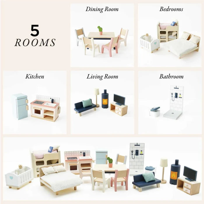 DOLL HOUSE FURNITURE SET
