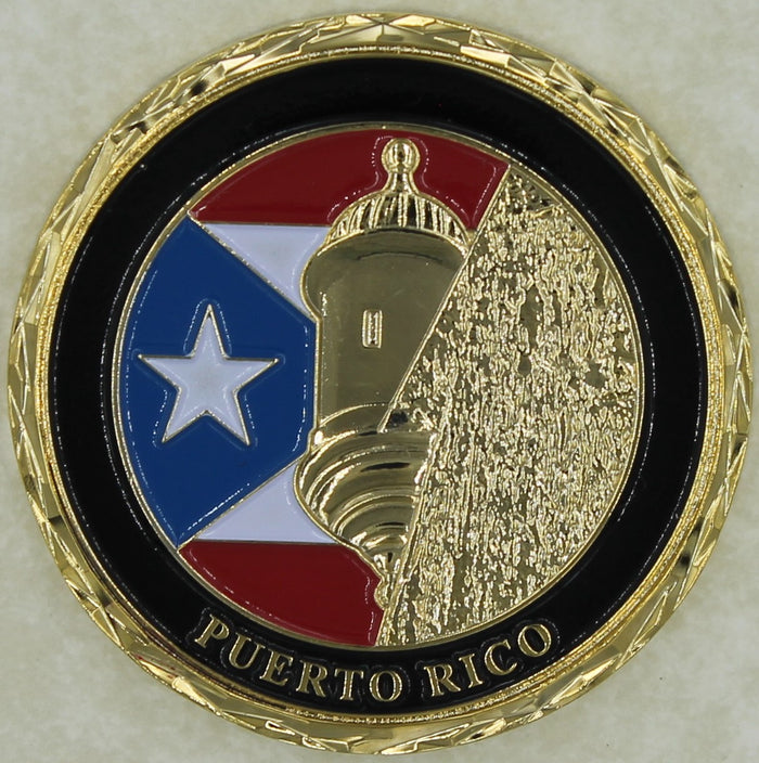 Fort Buchanan 65th Infantry Regiment Army Challenge Coin