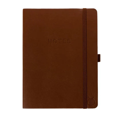 Graphique - Journal - Apollo Vegan Leather - Brown - Findlay Rowe Designs