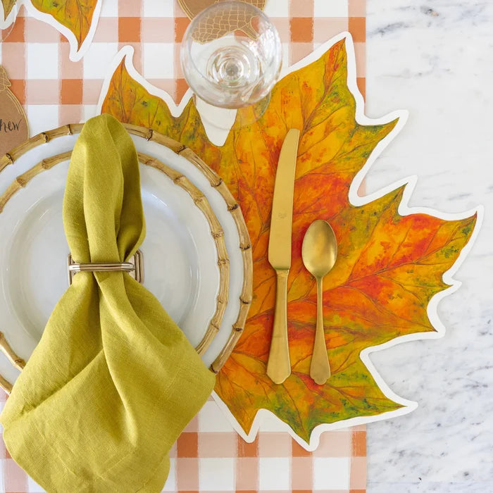 Hester & Cook - Placemat - Die-cut Fall Leaf - Findlay Rowe Designs