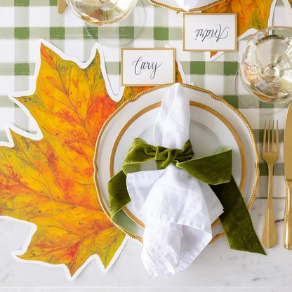 Hester & Cook - Placemat - Die-cut Fall Leaf - Findlay Rowe Designs