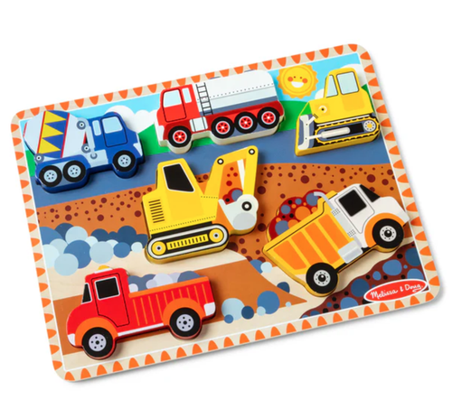 Melissa & Doug Construction Chunky Puzzle