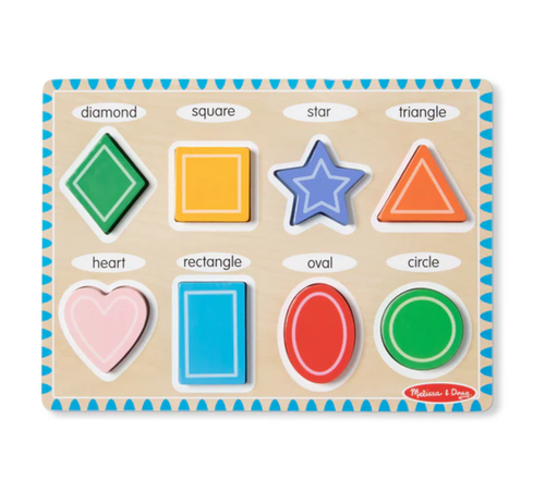 Melissa & Doug Shapes Chunky Puzzle