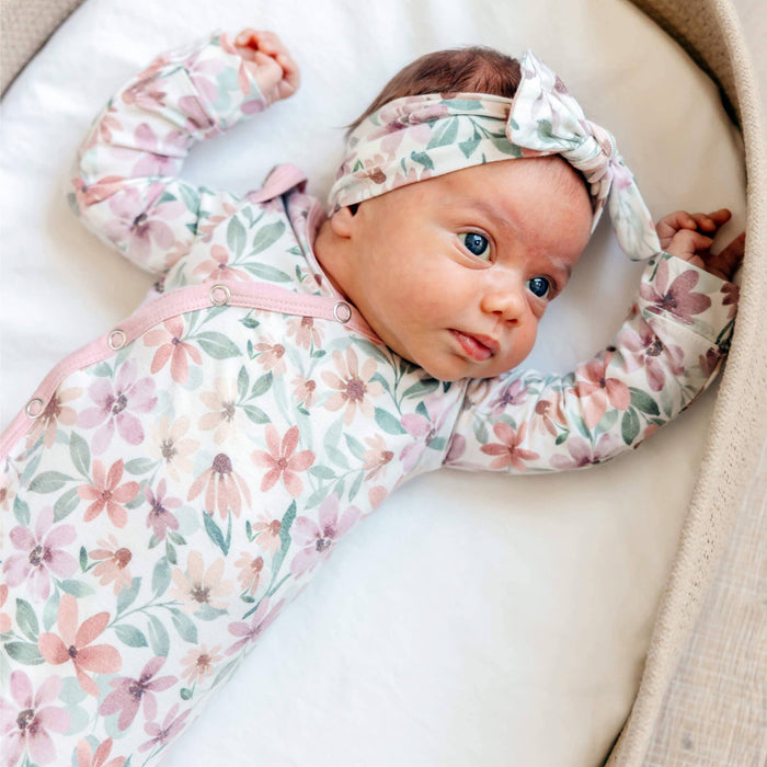 Natalie Newborn Knotted Gown