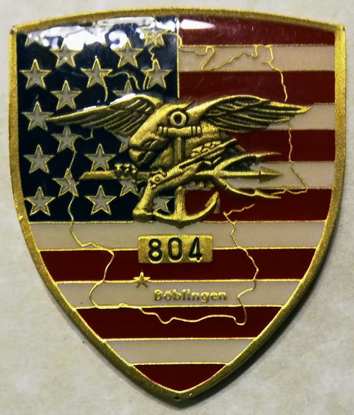 Naval Special Warfare Unit Two/2 serial # 804 Navy SEAL Challenge Coin