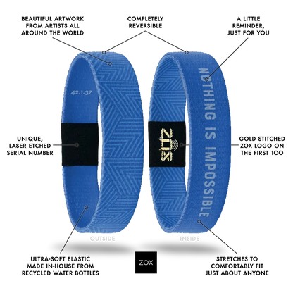 Nothing Is Impossible ZOX Bible Verse Bracelet