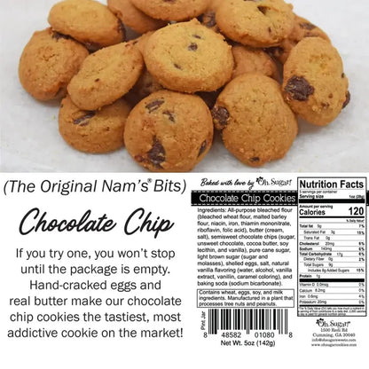 Oh Sugar - Nam's Bits Chocolate Chip Cookies - Pint Jar - Findlay Rowe Designs