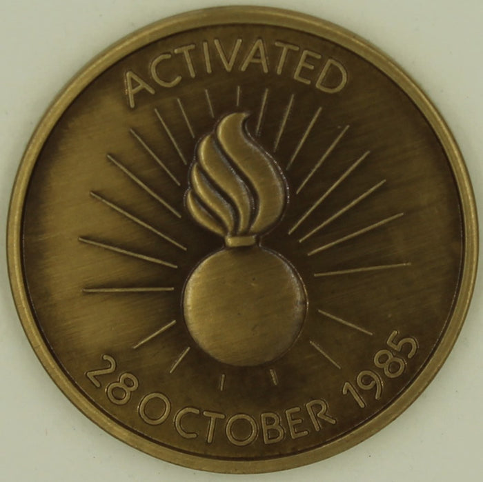 Ordnance Corps Armament For Peace Army Challenge Coin