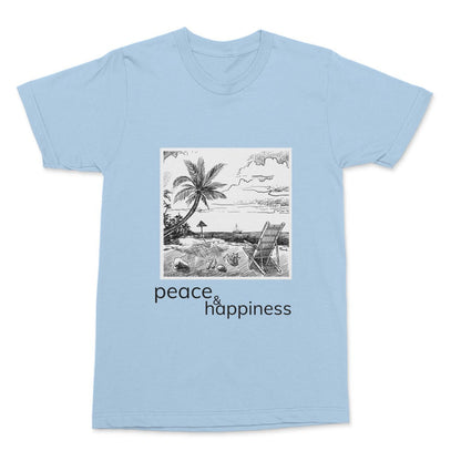 peace and happiness t shirt