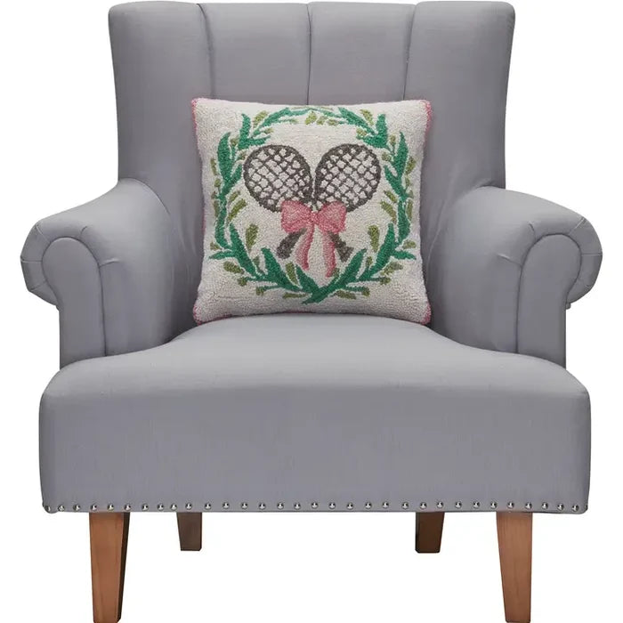 Pillow - Square - Tennis with Wreath - Findlay Rowe Designs
