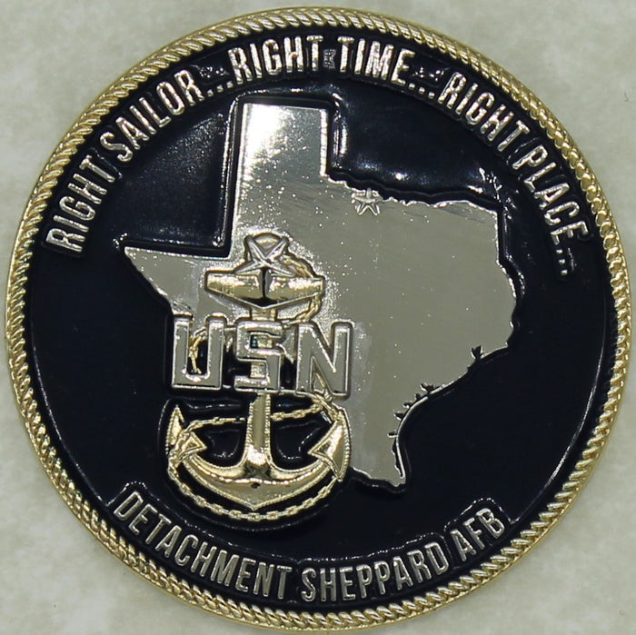 Seabee/CB Shepard Detachment DET Navy Challenge Coin