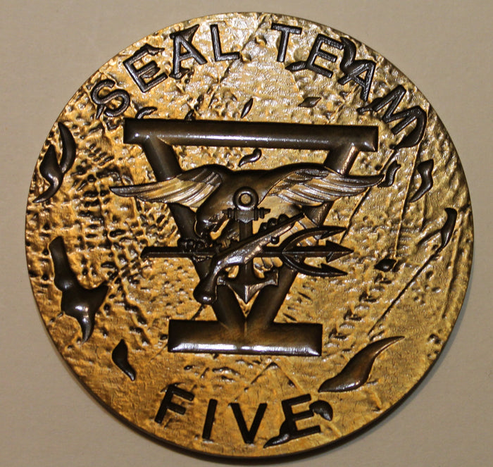 SEAL Team 5 / Five Joint Response Force Plankowner 2019 Navy Challenge Coin