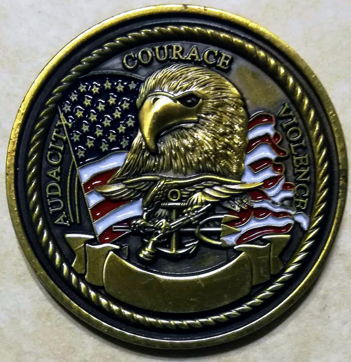 SEAL Team Ten/10 Navy Challenge Coin