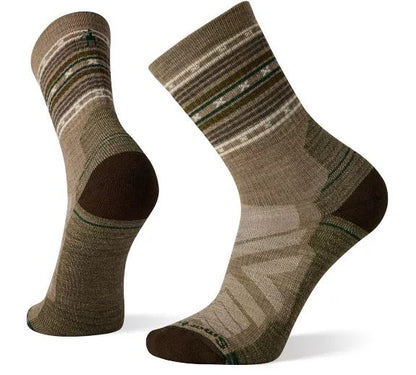 Smartwool - Hike Light Cushion Spiked Stripe Crew Socks