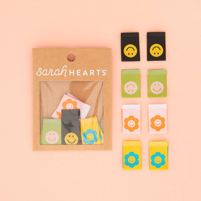 Smiley Multipack - Sewing Woven Quilt and Garment Labels