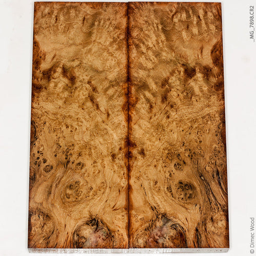 Stabilized wood teak burl panels