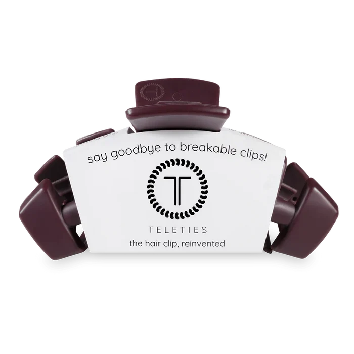 Teleties - Classic Hair Clip - Burgundy - Large - Findlay Rowe Designs
