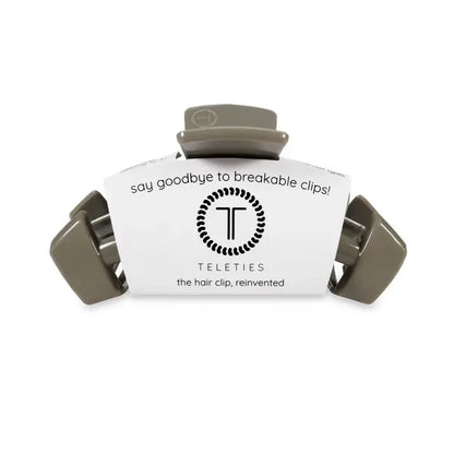 Teleties - Classic Hair Clip - Sage it Ain't So - Medium - Findlay Rowe Designs