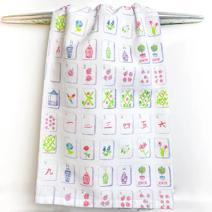 Towel - Mahjong Tiles - Findlay Rowe Designs