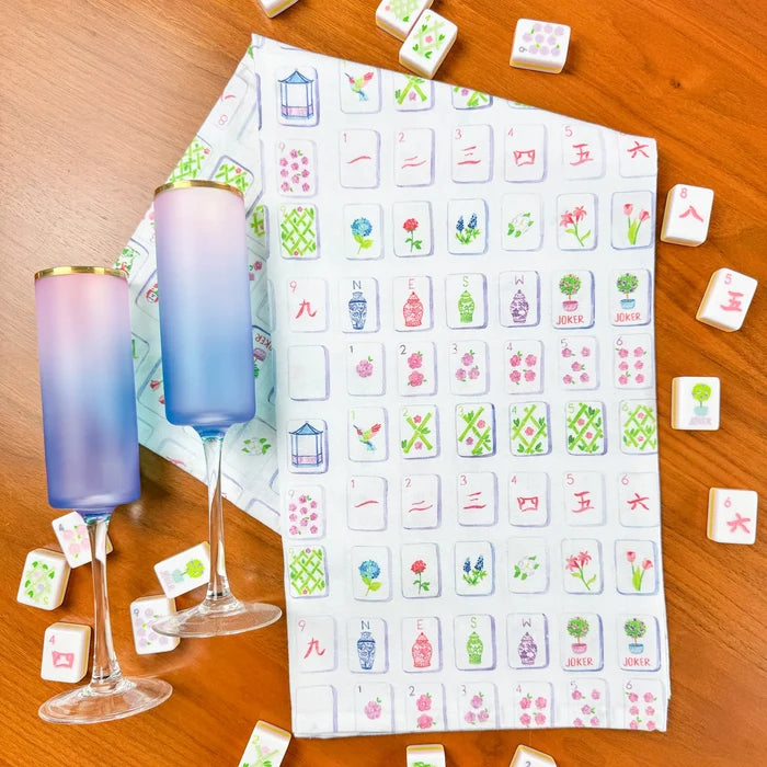 Towel - Mahjong Tiles - Findlay Rowe Designs