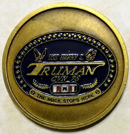 USS Truman CVN-75 Aircraft Carrier Navy Challenge Coin