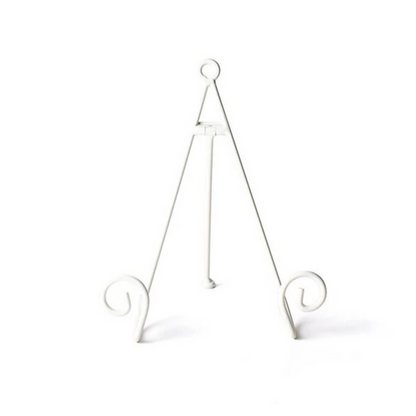 White Swirl Big Plate Stand by Happy Everything!